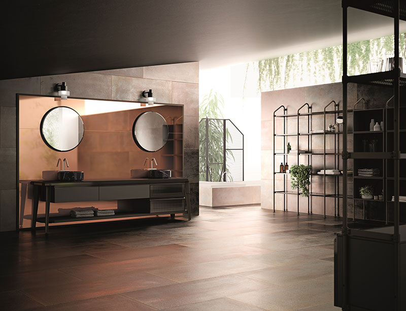 חדר שירותים מעץ וחיפוי 